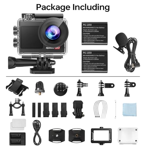 Hiicam Speed 20 4K Action Camera with Remote