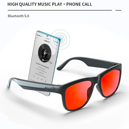 Bluetooth Audio Sunglasses with Touch Control - Black