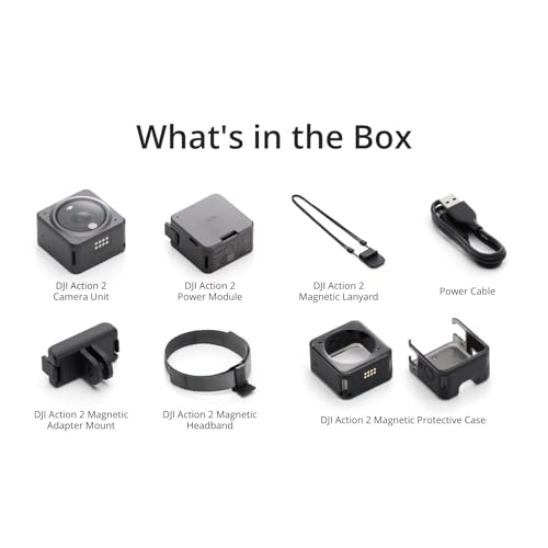 DJI Action 2 Power Combo: 4K Mini Camera