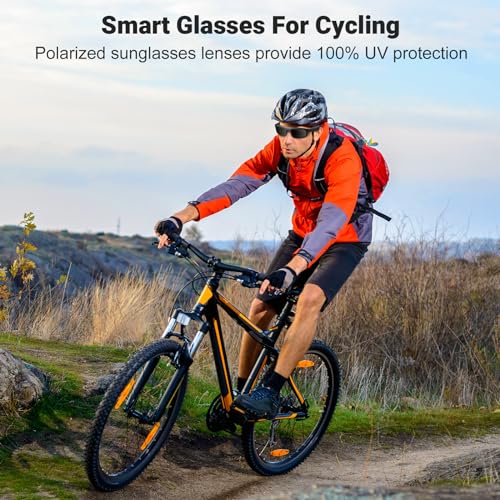 LVTEL Bluetooth Smart Glasses with Audio & UV Protection