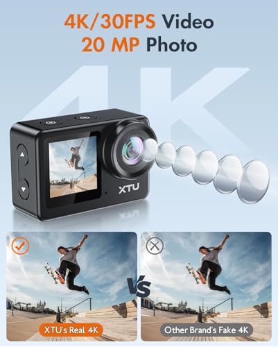 XTU S6 4K Action Camera with Image Stabilization