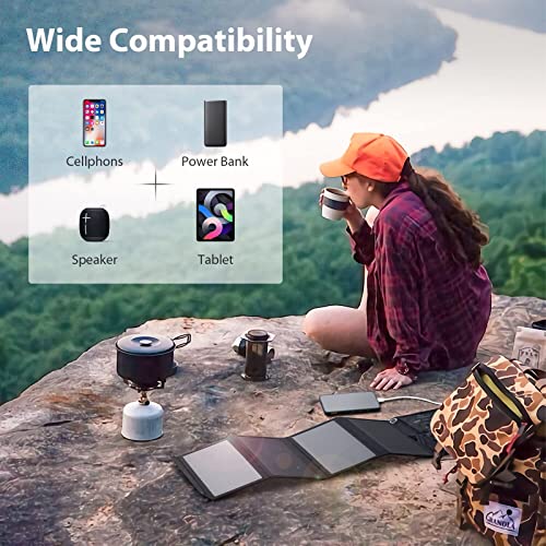 BigBlue Portable 28W 3-Port Solar Charger