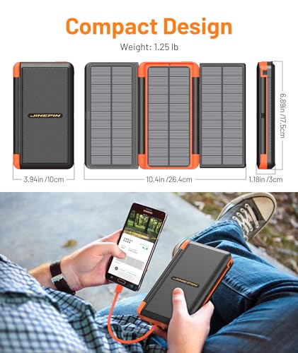 Solar Power Bank 46800mAh with Fast Charging