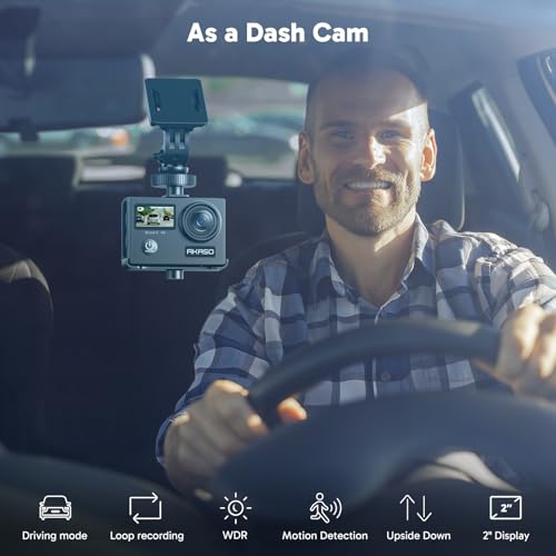 AKASO Brave 4 4K WiFi Action Camera Bundle