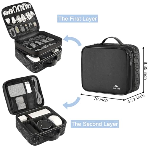 MATEIN Waterproof Tech Organizer Bag - Double Layer