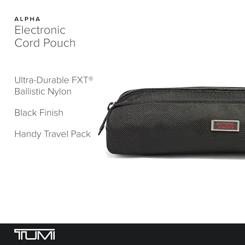 TUMI Alpha Travel Tech Cord Organizer - Black