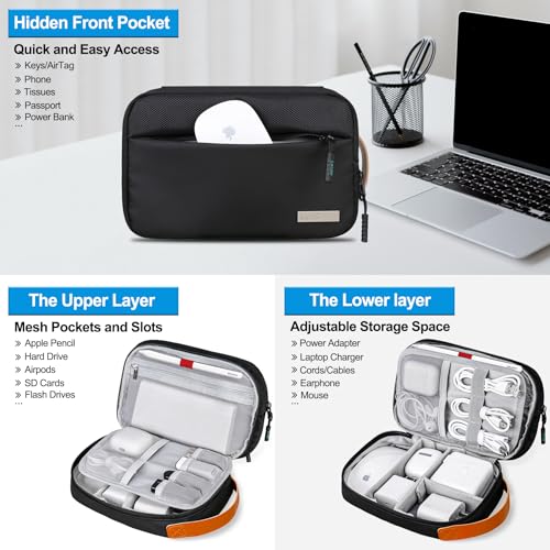 Lacdo Portable Electronic Organizer for Tech Accessories