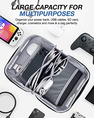 BAGSMART Travel Tech Organizer Pouch - Black