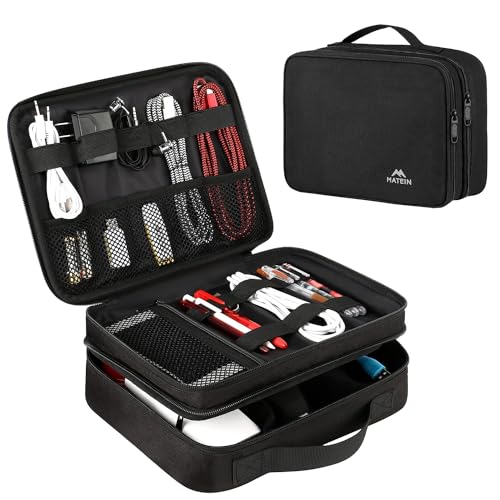 MATEIN Water-Resistant Tech Organizer Travel Case