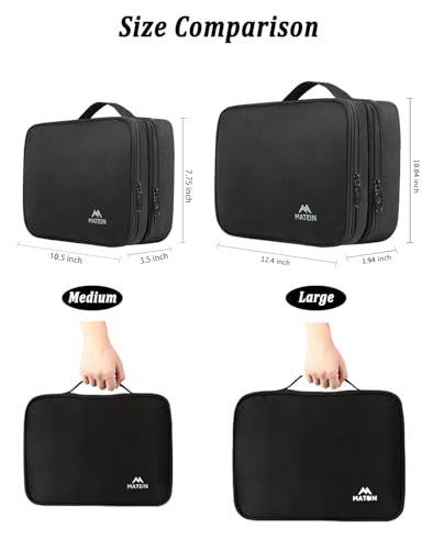 MATEIN Water-Resistant Tech Organizer Travel Case