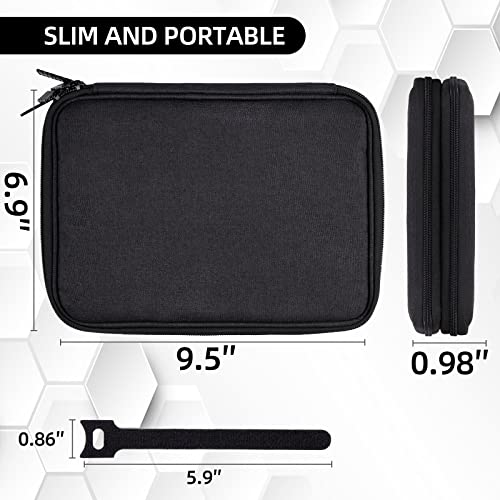 Double Layer Tech Organizer Bag with Cable Ties