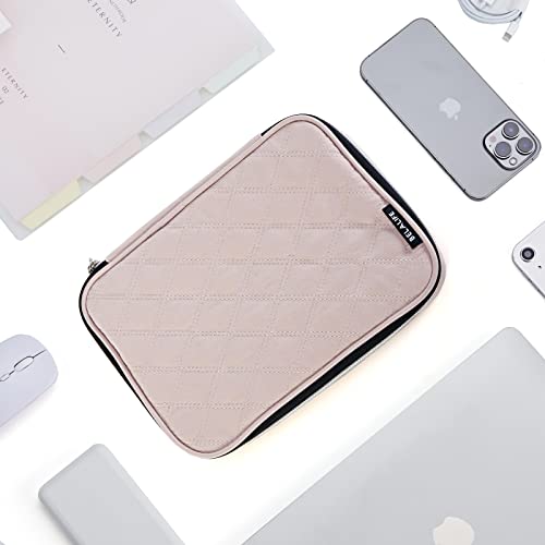 BELALIFE Pink Portable Tech Cable Organizer Bag