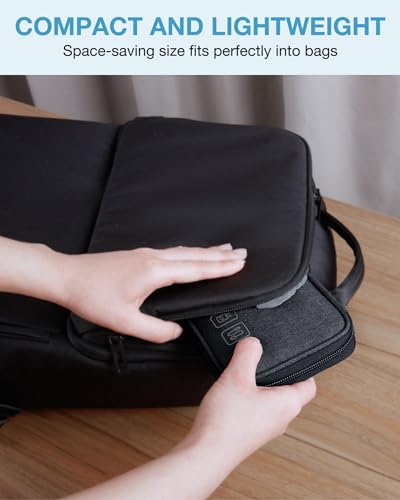 BAGSMART Black Travel Tech Organizer for Cables