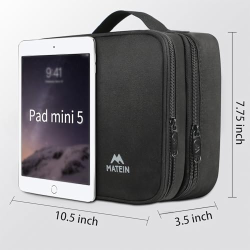 MATEIN Water-Resistant Tech Organizer Travel Case