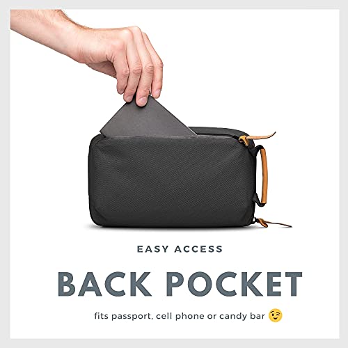 Compact Tech Organizer for Travel - Black