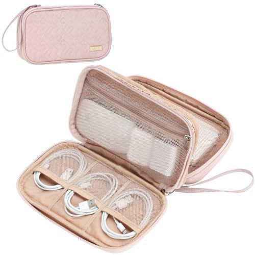 NISHEL Double Layer Travel Tech Organizer Case