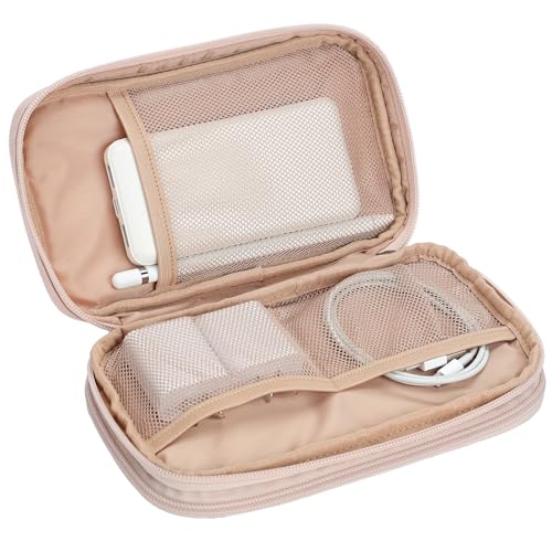 NISHEL Double Layer Travel Tech Organizer Case
