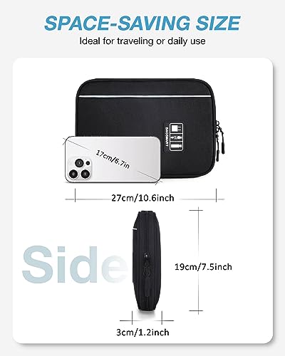 BAGSMART Compact Tech Organizer for Cables and Essentials