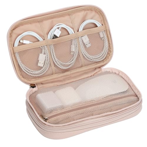 NISHEL Double Layer Travel Tech Organizer Case