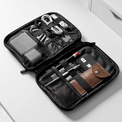 BAGSMART Compact Tech Organizer for Cables and Essentials