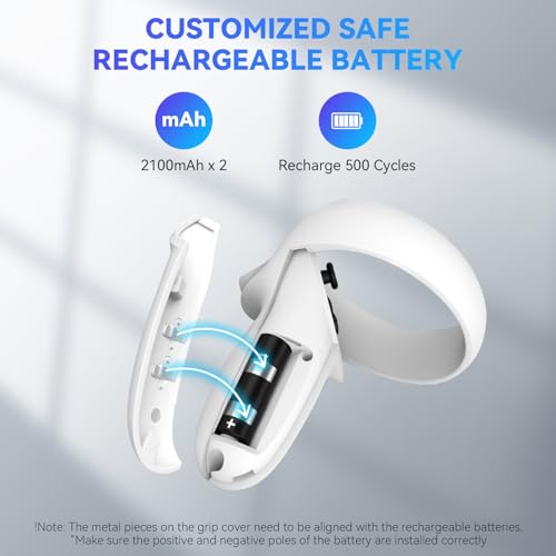 Oculus Quest 2 Charging Dock with Rechargeable Batteries