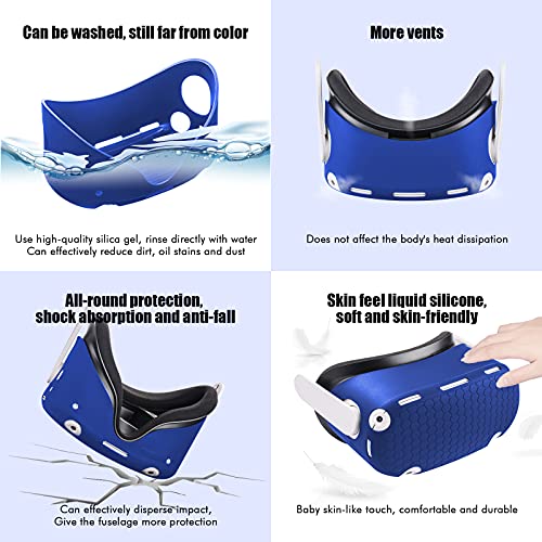 Oculus Quest 2 Accessory Bundle: Silicone & Covers