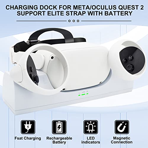 VR Charging Dock for Quest 2 Controllers & Headset