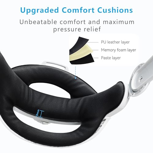 Saqico Adjustable Halo Head Strap for Oculus Quest 2