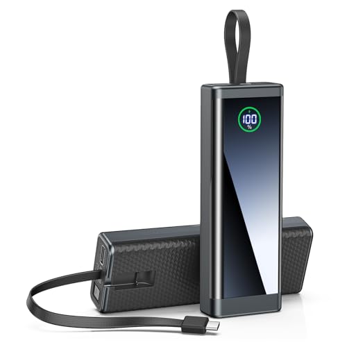 40000mAh Fast Charging Portable Power Bank - Black