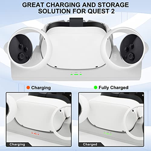VR Charging Dock for Quest 2 Controllers & Headset
