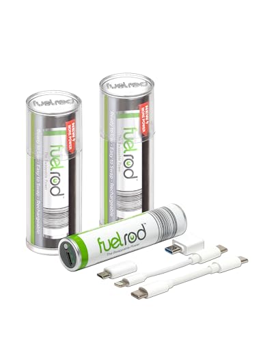 FuelRod USB-C Portable Charger Kit - 2 Pack