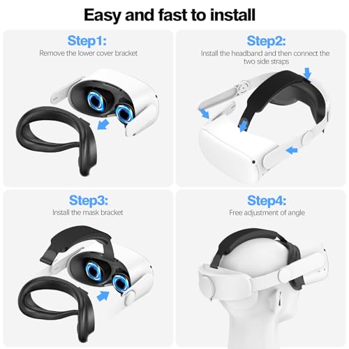Oculus Quest 2 Adjustable Comfort Head Strap