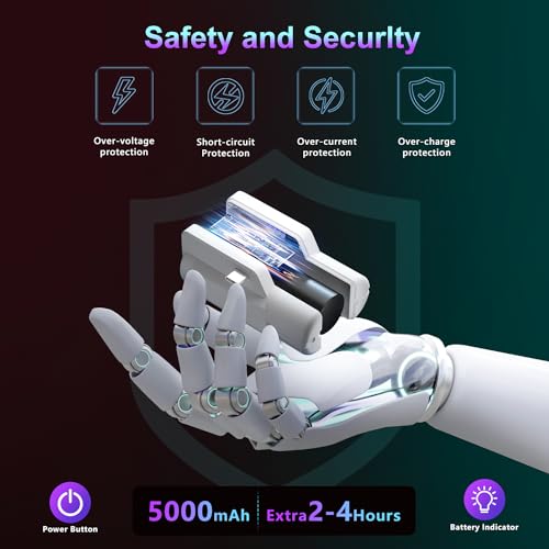 Saqico 5000mAh Battery Pack for Oculus Quest 2