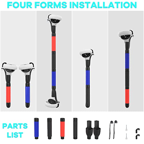 HUIUKE Quest 2 VR Controller Grip Extensions