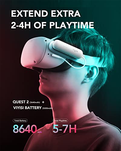 VIYISI 5000mAh Portable Battery Pack for Oculus Quest 2