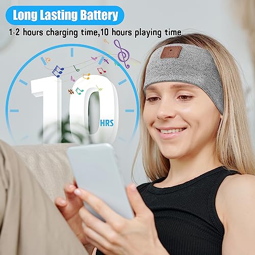 2-Pack Bluetooth Sleeping Headphones Headband for Comfort