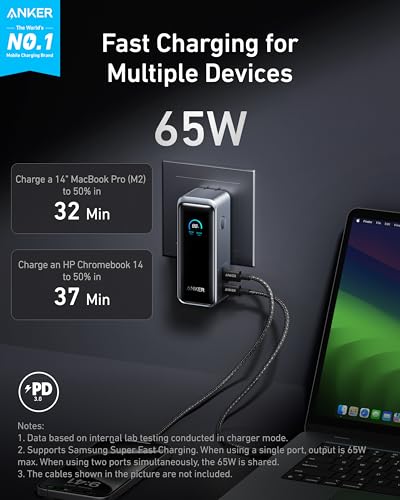 Anker 9,600mAh Portable Power Bank with AC Plug
