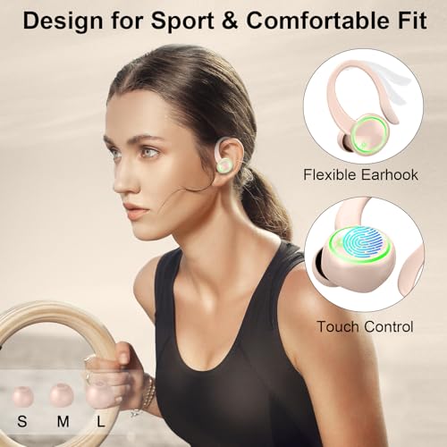Bluetooth Sports Earbuds with Noise Cancelling Mic