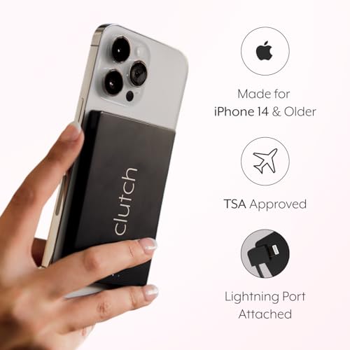 Clutch Pro Portable Charger for iPhone & More