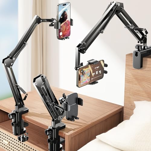 LISEN Gooseneck Phone Holder for Bed and Desk