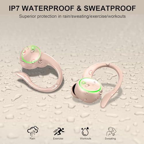 Bluetooth Sports Earbuds with Noise Cancelling Mic