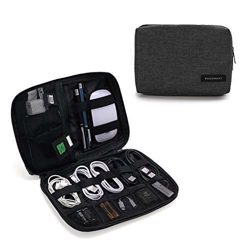Compact Electronics Organizer Travel Case for Gadgets