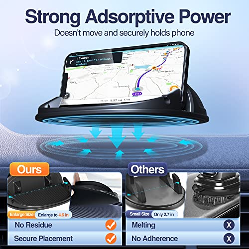 Silicone Car Phone Holder for All Dashboards