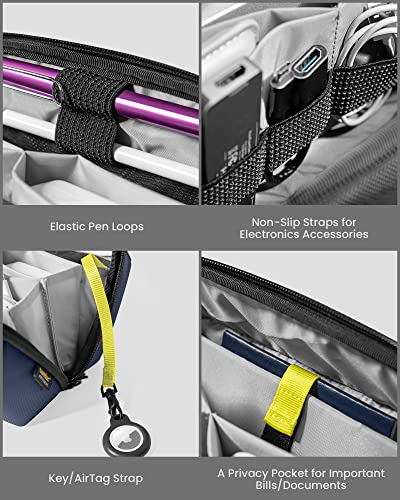 Navy Tech Organizer Pouch for Cables & Accessories