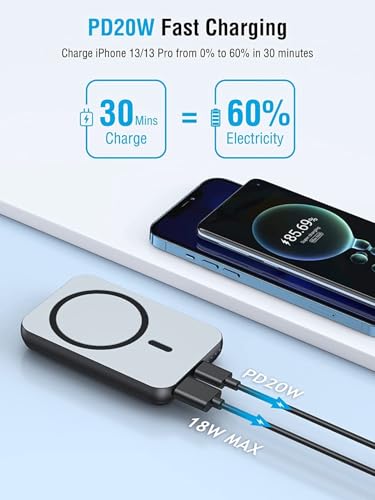 QiSa 30W Foldable Wireless Power Bank for iPhone