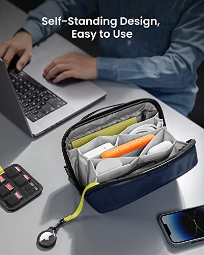 Navy Tech Organizer Pouch for Cables & Accessories
