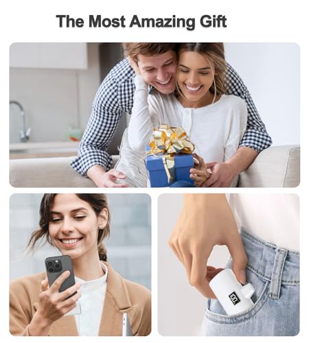 LENUTO 6000mAh Fast Charge Portable Phone Charger