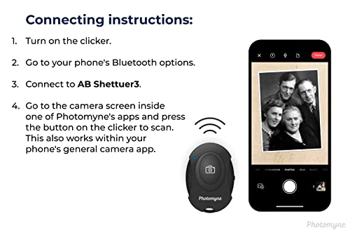 Wireless Camera Shutter Remote for Smartphones