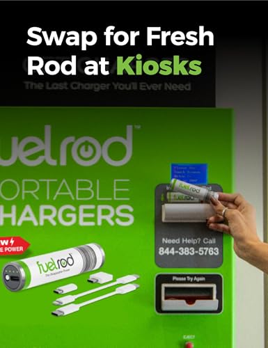 FuelRod USB-C Portable Charger Kit - 2 Pack