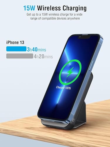 QiSa 30W Foldable Wireless Power Bank for iPhone